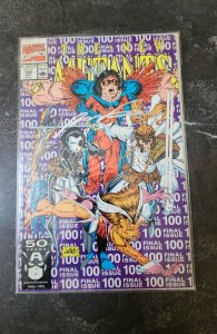 The New Mutants #100 (1991) 1st appearance of X-FORCE