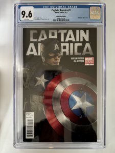 Captain America #1 CGC 9.6  Movie Photo Cover Variant (2011)