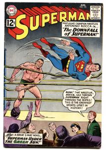 SUPERMAN #155 1962-DC COMICS-WRESLTING-ANTONINO ROCCA FN-