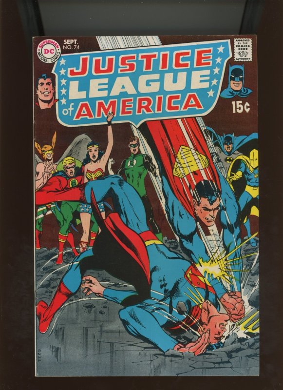 (1969) Justice League of America #74: KEY ISSUE! COMBINED SHIPPING! (8.5/9.0)
