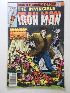 Iron Man #101 (1977) vs The Monster of Frankenstein! VG+ Condition!