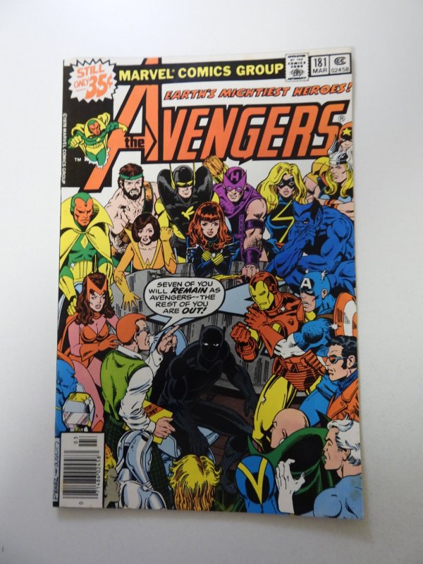 The Avengers #181 (1979) 1st appearance of Scott Lang VF- condition