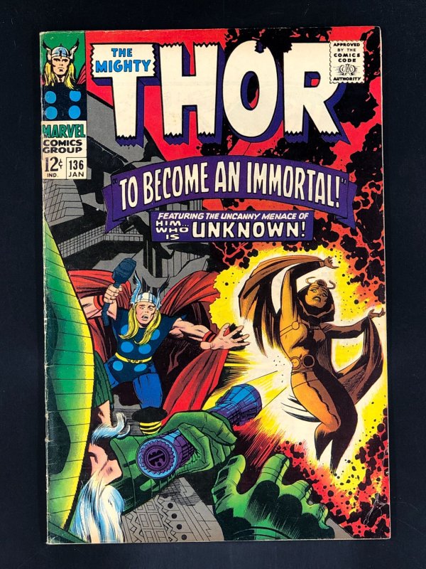 Thor #136 (1967) 1st Appearance of the Lurking Unknown