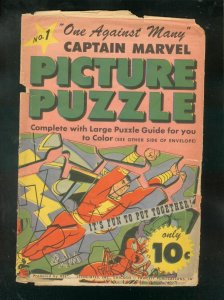 CAPTAIN MARVEL PICTURE PUZZLE-BILLY BATSON-FAWCETT PUBS FR