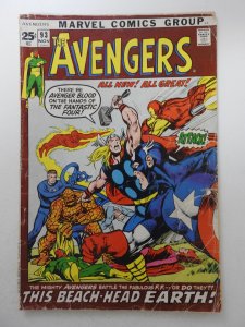 The Avengers #93 (1971) Neal Adams Art! Good Condition!