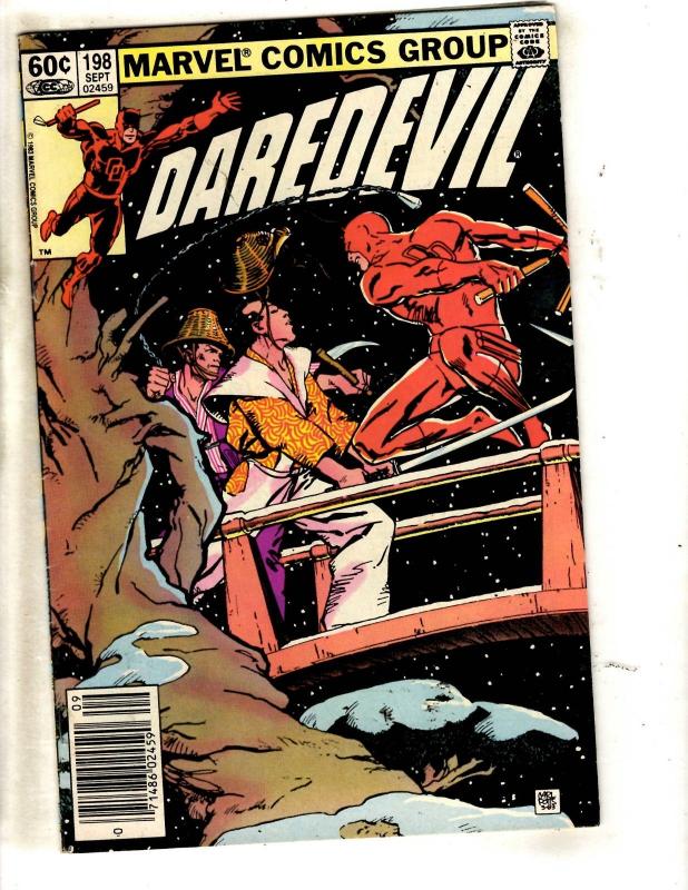 Daredevil # 198 VF Marvel Comic Book Frank Miller Hand Ninja Elektra Stick J321