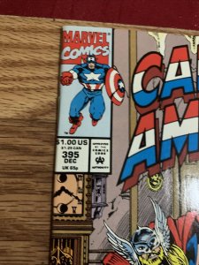Captain America #395 (1991 Marvel) Doughboy returns Thor Red Skull 