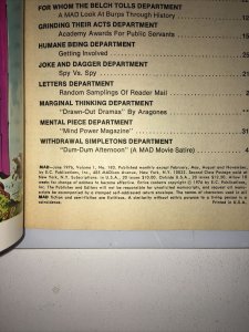 Mad Magazine June 1976 No. 183 Pizza Delivery