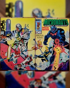 Micronauts Special Edition #2 Marvel 1984 M. Golden, Butch Guice Wrap Cover 6.5