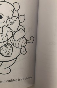 Winnie the pooh, Pooh’s  colorful lessons coloring book unmarked