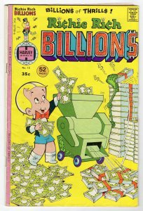 Richie Rich Billions #12 VINTAGE 1976 Harvey Comics