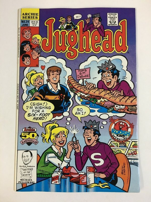 JUGHEAD (1987)24 VF-NM Jun 1991 COMICS BOOK