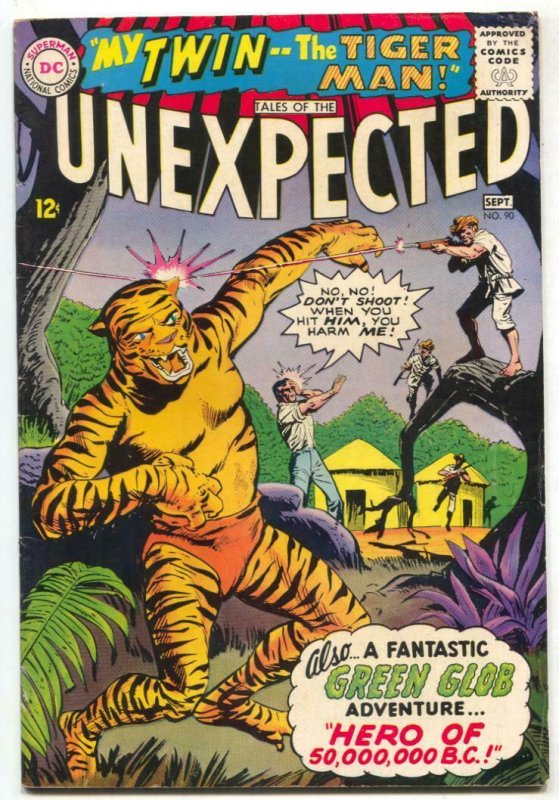 Tales Of The Unexpected #90 1965 TIGER COVER FN/VF