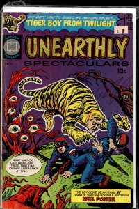 Unearthly Spectaculars #1 (1965) Tiger Boy
