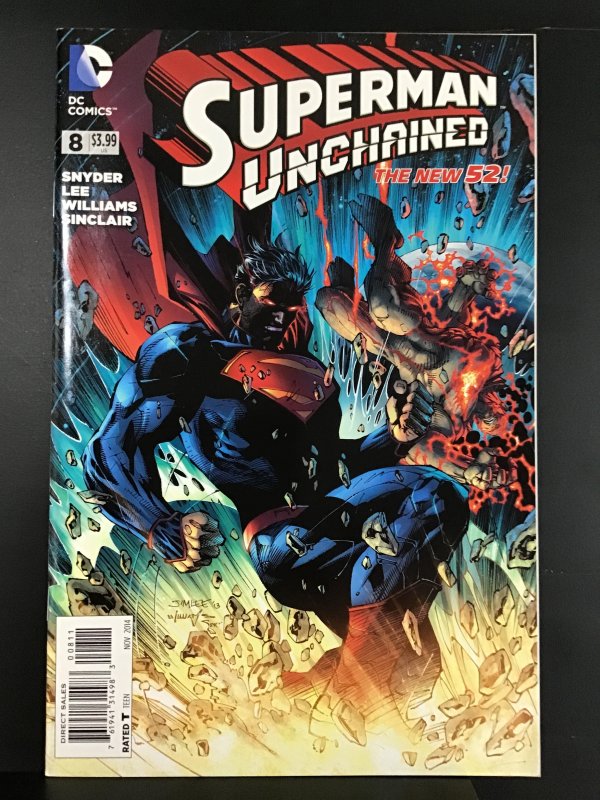 Superman Unchained #8 (2014) Jim Lee, Scott Snyder!