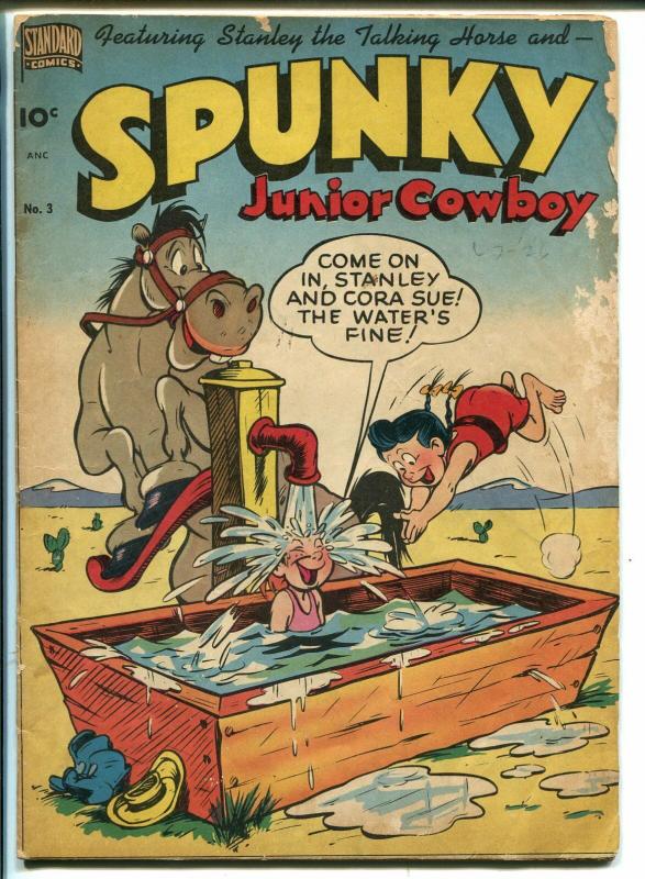 Spunky #3 1949-Standard-Slapstick comedy-good art-GOOD/VG