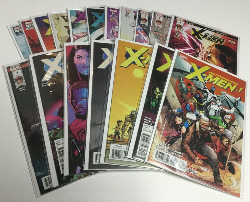 Astonishing X-Men 1-17 Annual 1 Nm Near Mint Marvel Comics | Comic