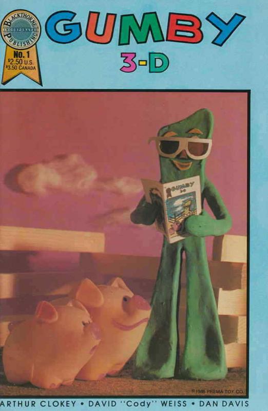 Gumby 3-D #1 VF/NM; Blackthorne | combined shipping available - details inside