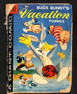 Dell Giant: Bugs Bunny's Vacation Funnies #8