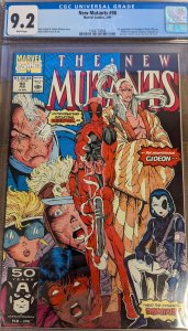 The New Mutants #98 (1991) New Mutants CGC 9.2 [Key Issue]
