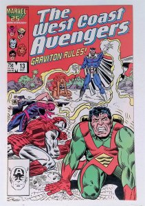 West Coast Avengers #13 (Oct 1986, Marvel) 8.0 VF