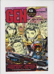 GEN 13 #1/2--WIZARD COMICS-- 1993--WITH CERTIFICATE