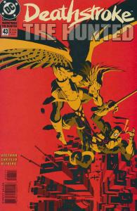 Deathstroke the Terminator #43 FN ; DC | the Hunted Hawkman Red Cover