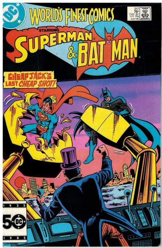 WORLDS FINEST 317 VF-NM July 1985 COMICS BOOK