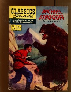 Classics Illustrated #28 - Arnold Hicks Art! (3.5/4.0) 1946