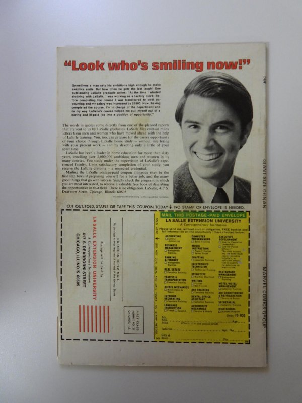 Giant-Size Conan #5  (1975) VG/FN condition