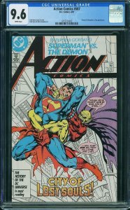 Action Comics #587 (1987) CGC 9.6 NM+