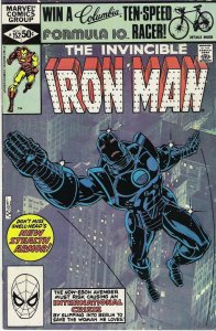 Iron Man #152 (1981)  VF- 7.5  small b/c price sticker  1st stealth armor