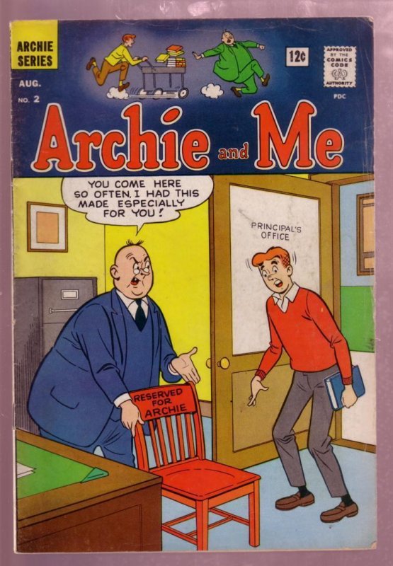 ARCHIE AND ME #2 1965-BETTY & VERONICA-REGGIE-MISS GRUN-very good/fine VG/FN