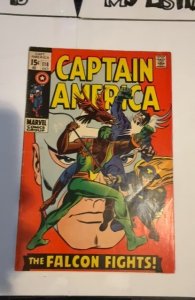 Captain America #118 (1969)2nd app of Falcon cover small color fade spot