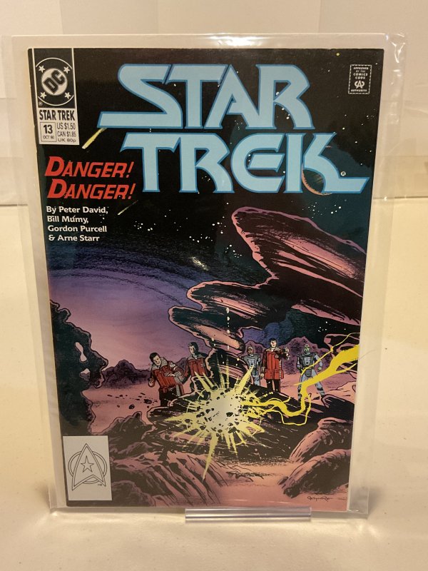 Star Trek #13  1990  9.0 (our highest grade)  Peter David!  Bill Mumy!