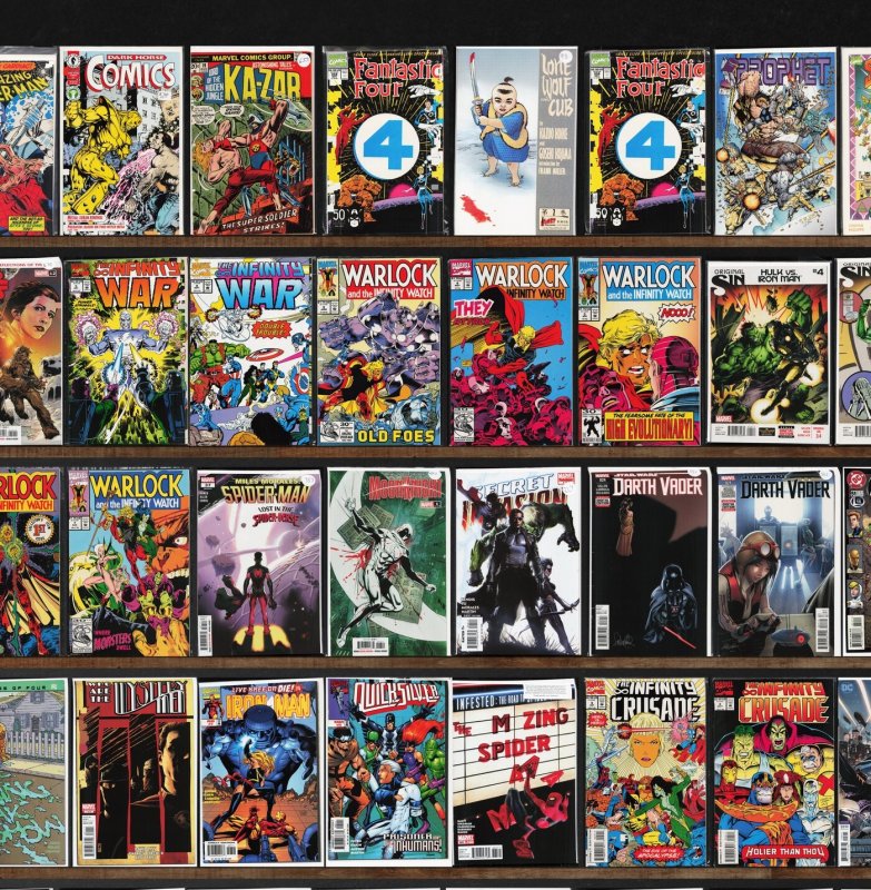Huge Lot 150+ Comics with The Amazing Spider-Man, The Infinity Crusade & More!