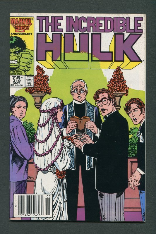 Incredible Hulk #319 / 8.0 VFN  Newsstand  May 1986