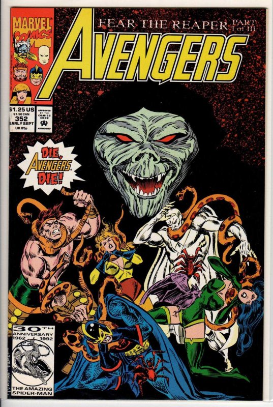 The Avengers #352 Direct Edition (1992) 9.4 NM