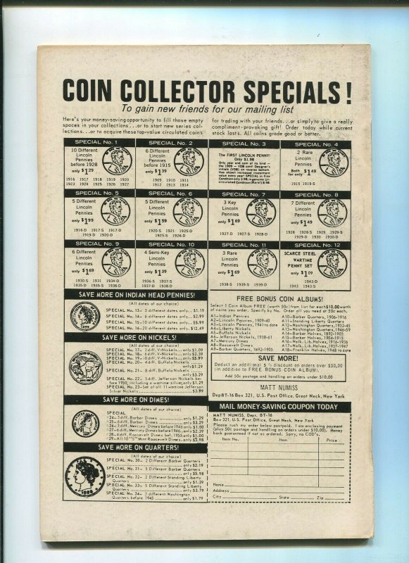 T.H.U.N.D.E.R. AGENTS #16 WALLY WOOD (8.5) 1967