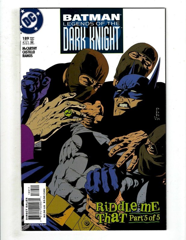 22 Legend of the Dark Knight DC Comics 181(3) 183(2) 184(4) 185 186 194(2) + HG2