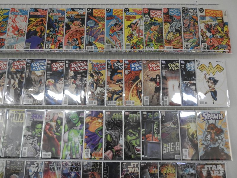 Huge Lot 130+ Comics W/ Wonder Woman, Star Wars, She-Hulk, +More! Avg VF+ Cond!