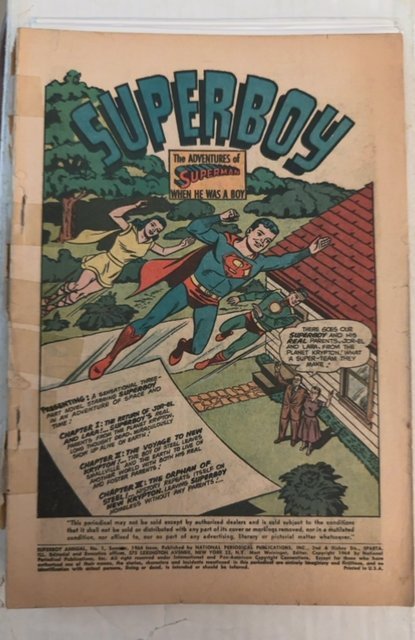 Superboy Annual #1 ***no cover