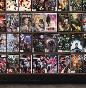 Huge Lot 150+ Comics with Low, X-Men, Nightwing, The Flash, Batman & More!