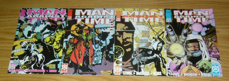Man Against Time #1-4 VF/NM complete series - motown machineworks - afrocentric