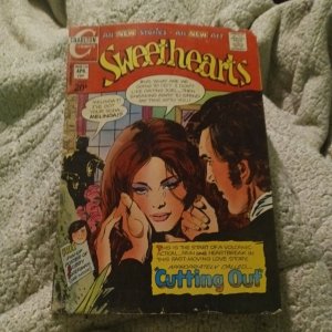 SWEETHEARTS #124 Bobby Sherman pin-up CHARLTON COMICS BRONZE AGE COMIC book 1972