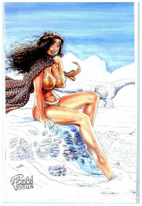 CAVEWOMAN SNOW #2 SPECIAL EDITION W/COA. 