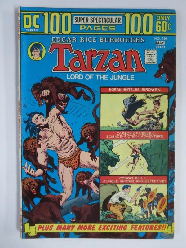 TARZAN #230 (DC,5/1974) VERY GOOD (VG) 100 Page Super Spectacular! Kaluta/Kubert