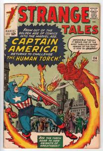 Strange Tales #114 (Nov-63) VF/NM High-Grade Human Torch, Doctor Strange