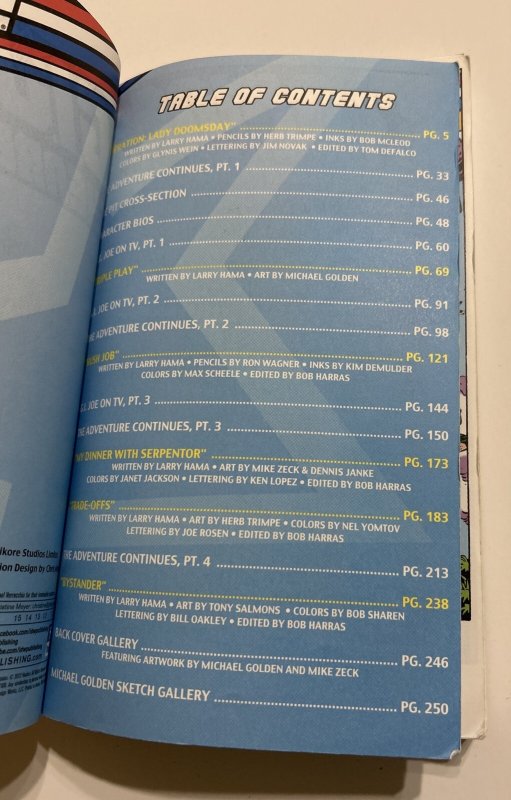 GI Joe Yearbook TPB Larry Hama EX-LIBRARY READER COPY