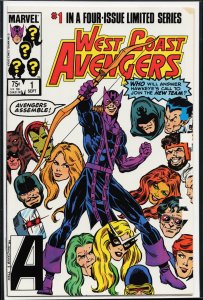 West Coast Avengers #1 (1984) West Coast Avengers / Avengers West Coast [Key ...